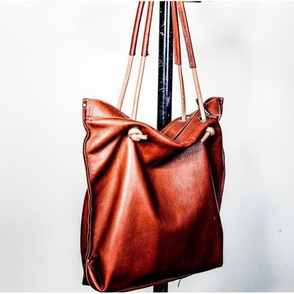 Dean Accessories B36 Knotted Handle Tote Bag $335 - Picture 1 of 12